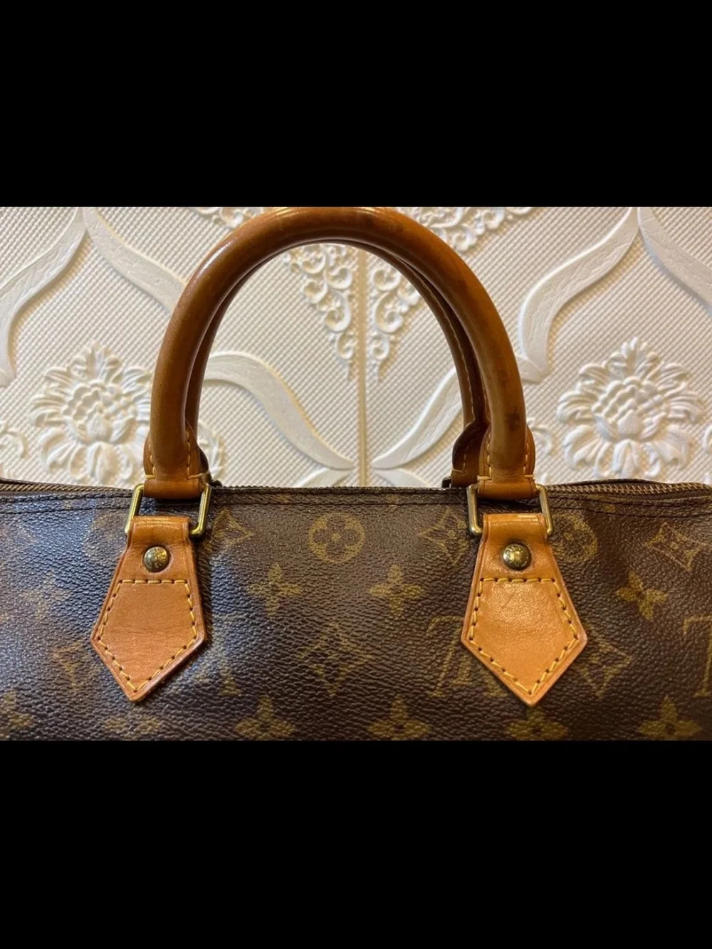 Louis Vuitton Brown Monogram Canvas Speedy Satchel